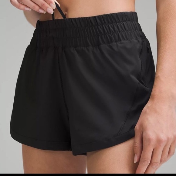 Lululemon Black Track That High-Rise Lined - Picture 2 of 6